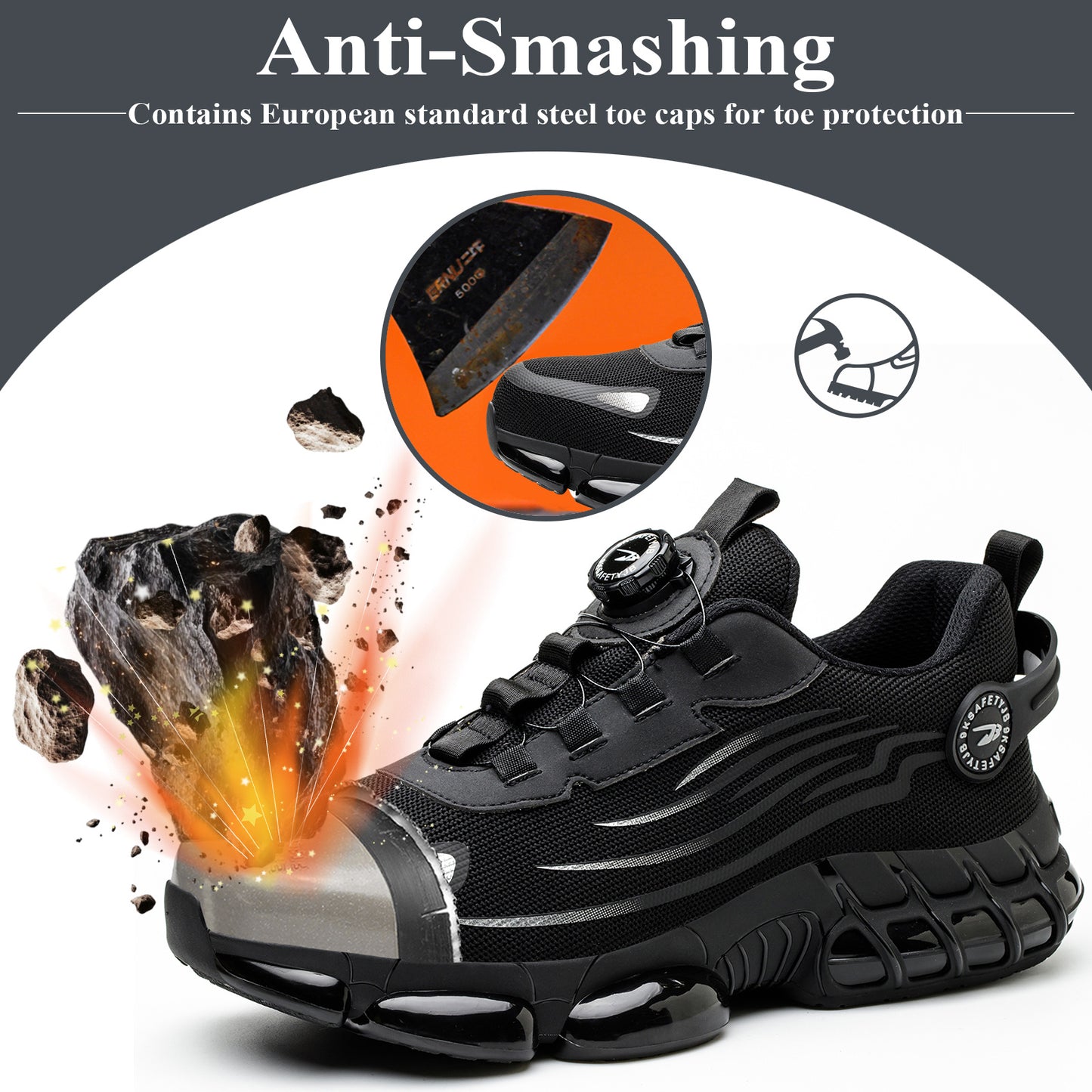 Rovex Max 3 - Scarpe con punta in acciaio